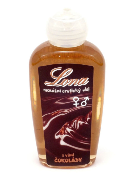 LONA masážní olej s vůní čokolády