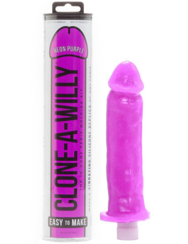 Clone-A-Willy Neon Purple (vibrátor), sada pre odliatok penisu