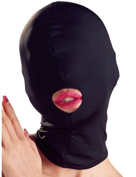 Maska s otvorem pro ústa (černá)