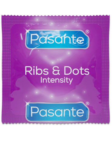 Kondom Pasante Intensity, vroubkovaný