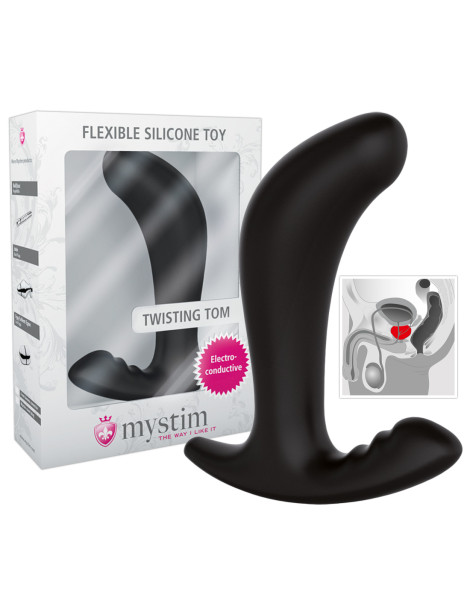 Stimulátor prostaty Twisting Tom , elektrosex