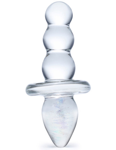 Obojstranný sklenený análny kolík Titus Gläs