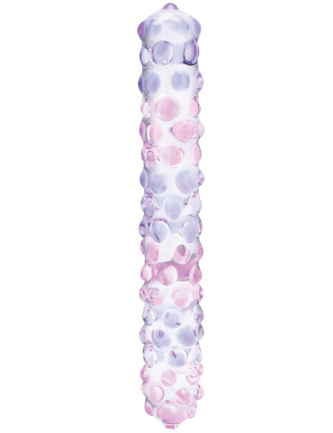Skleněné dildo Purple Rose Nubby , Gläs