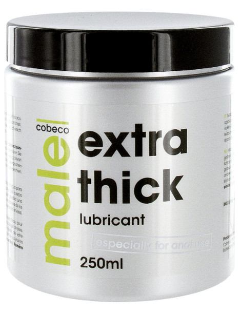 Extra hustý anální lubrikační gel MALE EXTRA THICK