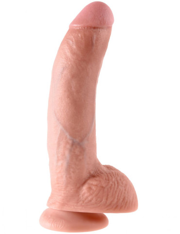 Realistické dildo so semenníkmi King Cock 9" Pipedream