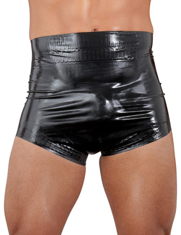 Latexové plienkové nohavičky v čiernej farbe, unisex