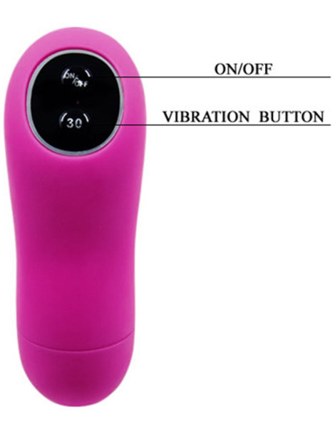Vibrační stimulátor do kalhotek s dálkovým ovladačem Fancy Clamshell