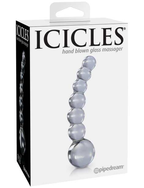 Skleněné anální kuličky ICICLES No. 66 , Pipedream