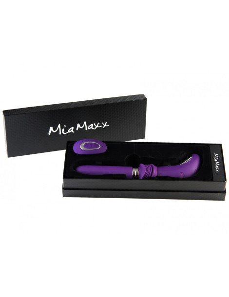 Luxusní přirážecí vibrátor MiaMaxx Hand,Held Thruster Purple (s dálkovým ovládáním)