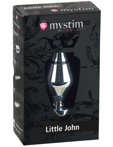Kovový anální kolík pro elektrosex Little John S , MYSTIM