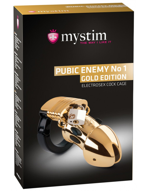 Klícka na penis pro elektrosex Pubic Enemy No 1 Gold Edition , MYSTIM
