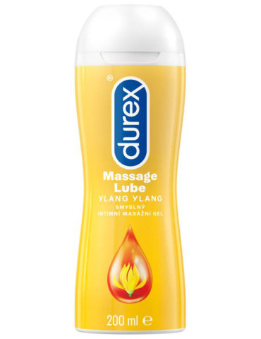 Masážny a lubrikačný gél Durex 2 v 1 Ylang Ylang 200 ml