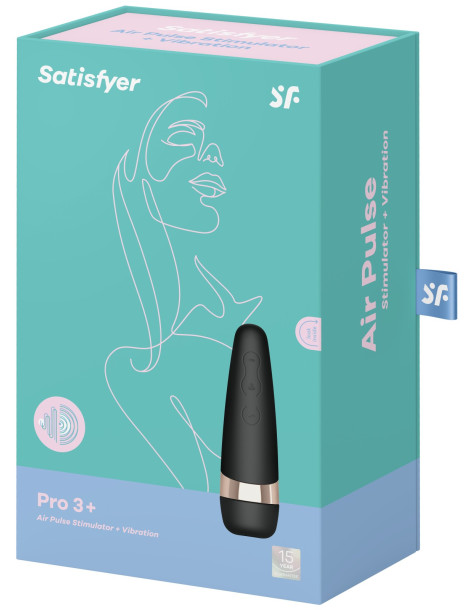 Stimulátor klitorisu Satisfyer Pro 3+, nabíjecí