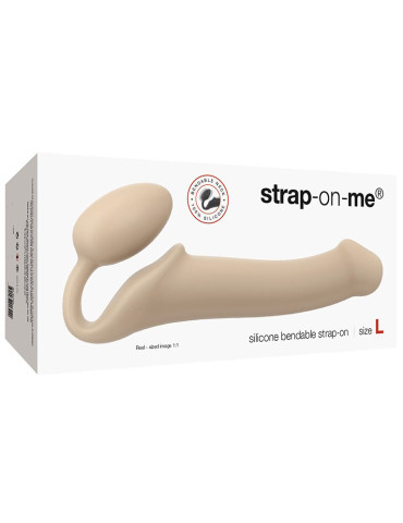 Tvarovatelný samodržící připínací penis Strap,On,Me , velikost L