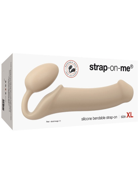 Tvarovatelný samodržící připínací penis Strap,On,Me , velikost XL