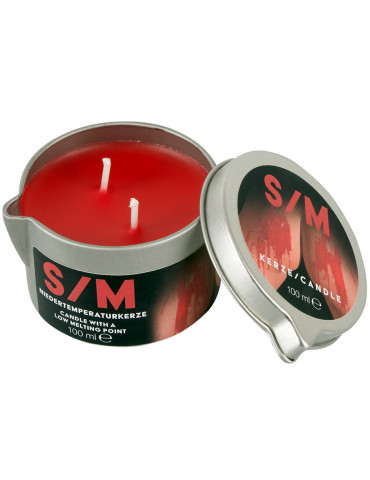 S/M svíčka, v plechové dóze (100 ml)