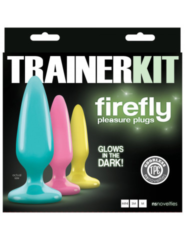 Sada análních kolíků TRAINER KIT , Firefly (svítící ve tmě)