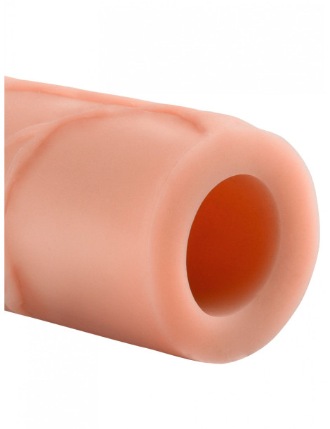 Realistický návlek na penis MEGA (zvětší o 5,1 cm)