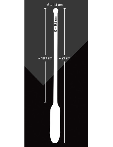Vibrační silikonový dilatátor s kuličkou , 11 mm