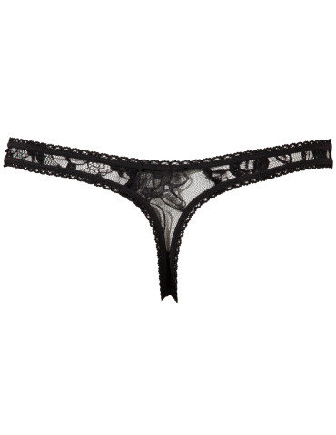 Krajková tanga s otevřeným rozkrokem , Cottelli Collection
