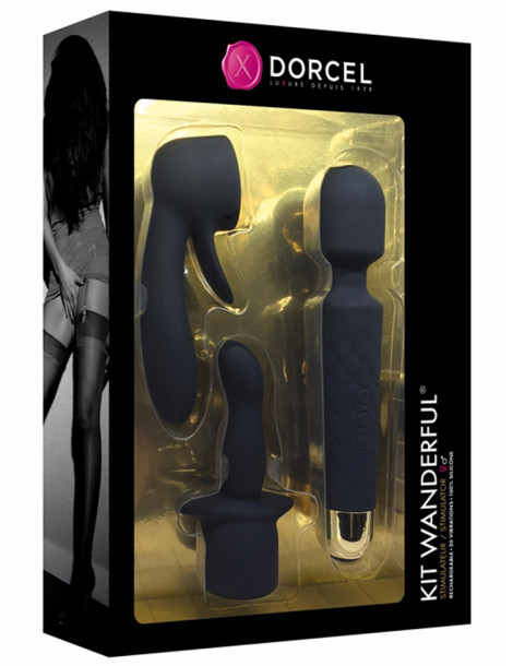 Masážní hlavice Dorcel Kit Wanderful + 2 nástavce