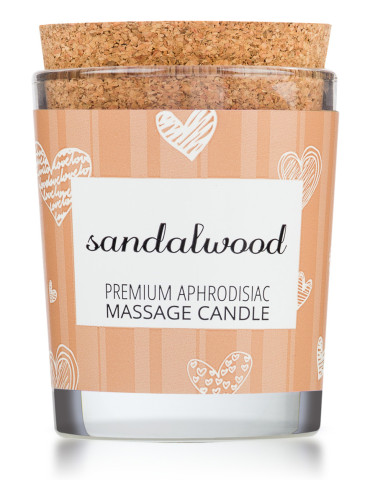 Afrodiziakální masážní svíčka MAGNETIFICO , Enjoy it! (sandalwood)