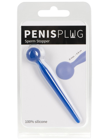 Silikonový kolík do penisu Sperm Stopper (4,8 mm)