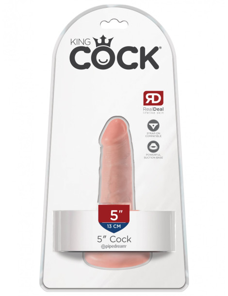 Realistické dildo s přísavkou King Cock 5" , Pipedream