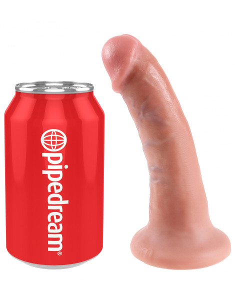 Realistické dildo s přísavkou King Cock 6" , Pipedream