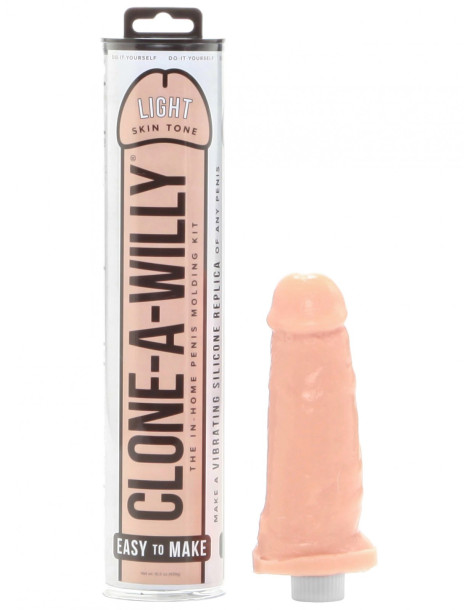 Clone,A,Willy Light Skin Tone (vibrátor) , sada pro odlitek penisu