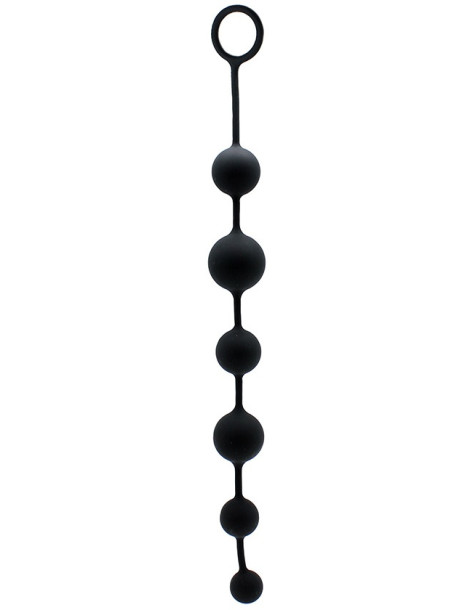 Anální kuličky ze silikonu , Rimba, 40 cm