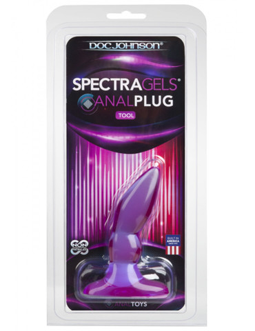 Anální kolík SpectraGels Anal Plug Tool , Doc Johnson