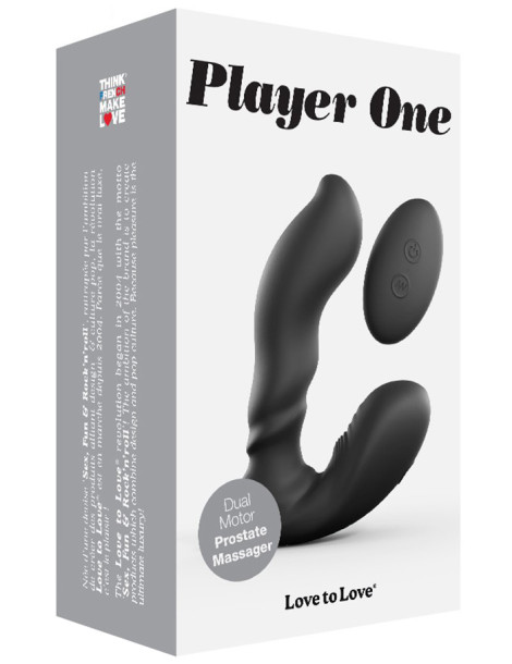 Bezdrátový vibrační stimulátor prostaty Player One , Love to Love