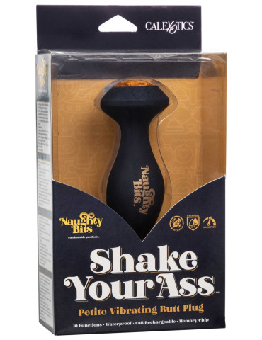 Vibrační anální kolík s krystalem Shake Your Ass , Naughty Bits