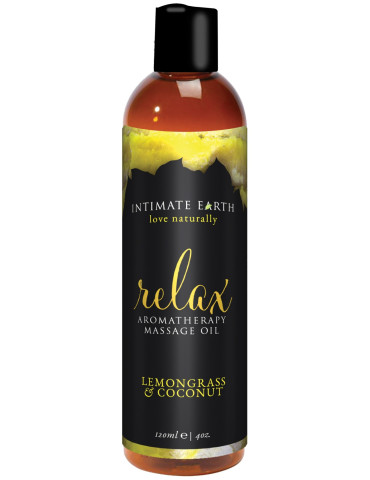 Masážní olej Relax , Intimate Earth (120 ml)