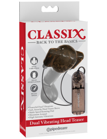 Vibrátor na žalud Classix Dual Vibrating Head Teaser , Pipedream