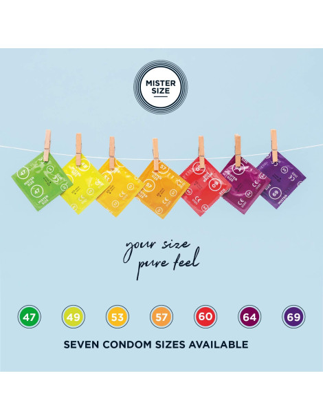 Kondomy MISTER SIZE 53 mm (3 ks)