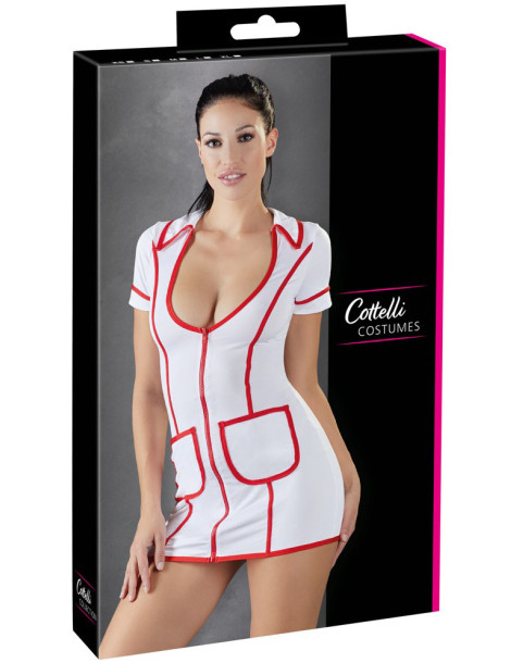 Erotický kostýmek Zdravotní sestra – minišaty (Cottelli Collection)