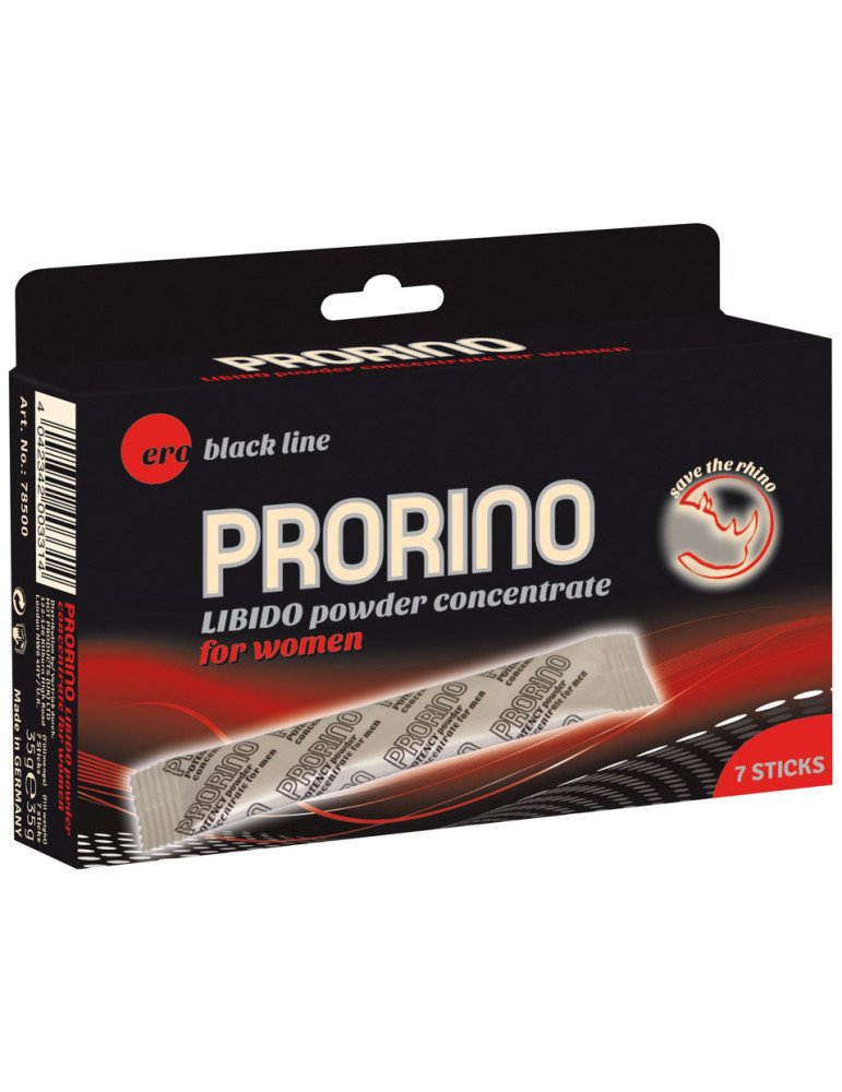 Rozpustné afrodiziakum pro ženy Prorino , 7 sáčků