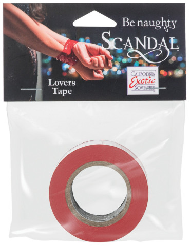 Tenká červená páska na bondage Lovers Tape , SCANDAL