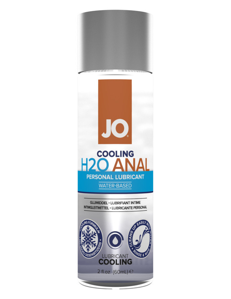 Vodní anální lubrikant Cooling H2O Anal , System JO (chladivý), 120 ml