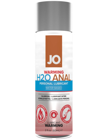 Vodní anální lubrikant Warming H2O Anal , System JO (hřejivý), 120 ml