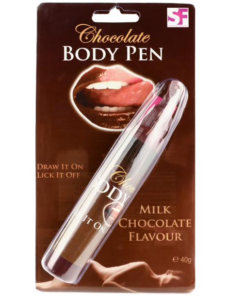 Slíbatelný bodypainting Chocolate Body Pen , 40 g