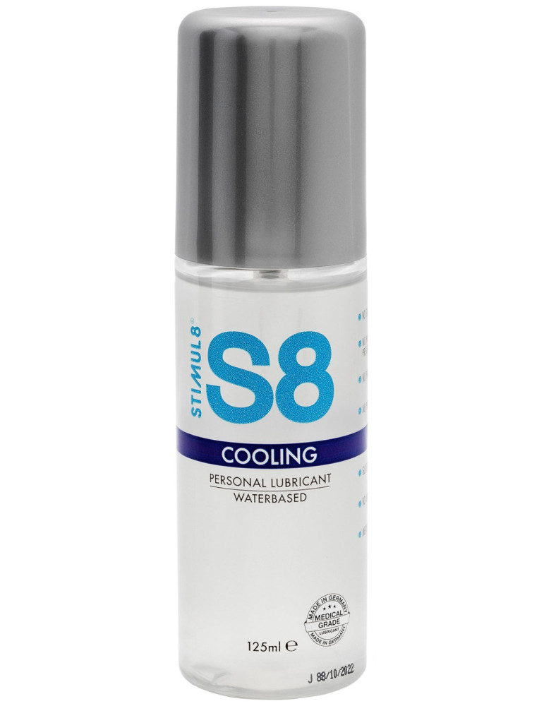 Chladivý lubrikační gel na vodní bázi S8 Cooling , 125 ml