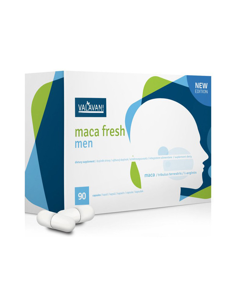 MACA FRESH Men , pro intimní, psychické i fyzické zdraví mužů