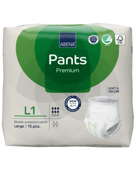 Plenkové kalhotky Pants Premium L1 , ABENA, 1 ks