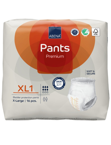 Plenkové kalhotky Pants Premium XL1 , ABENA, 1 ks