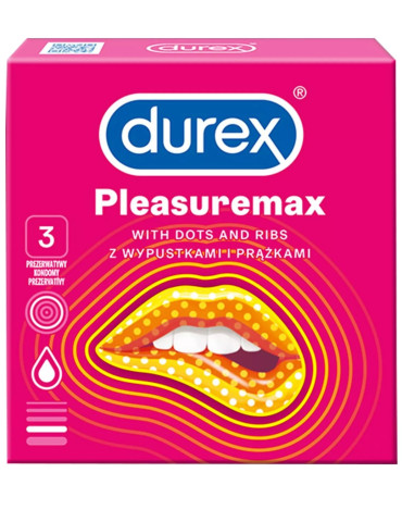 Kondómy Pleasuremax, Durex (3 ks)