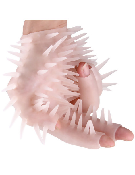 Masturbační (masážní) rukavice se stimulačními výstupky