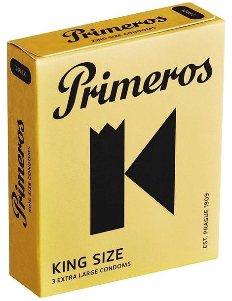 Kondomy KING SIZE , Primeros, 3 ks